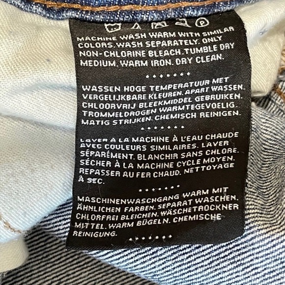 Harley Davidson Womens Relaxed Thigh Boot Cut Jeans Classic Blue Size 10 Missy - Picture 12 of 12